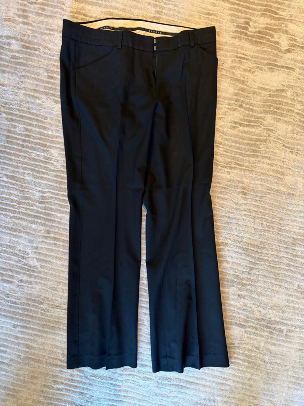 Theory Men's Black Dress Pants - Tailored Straight Leg